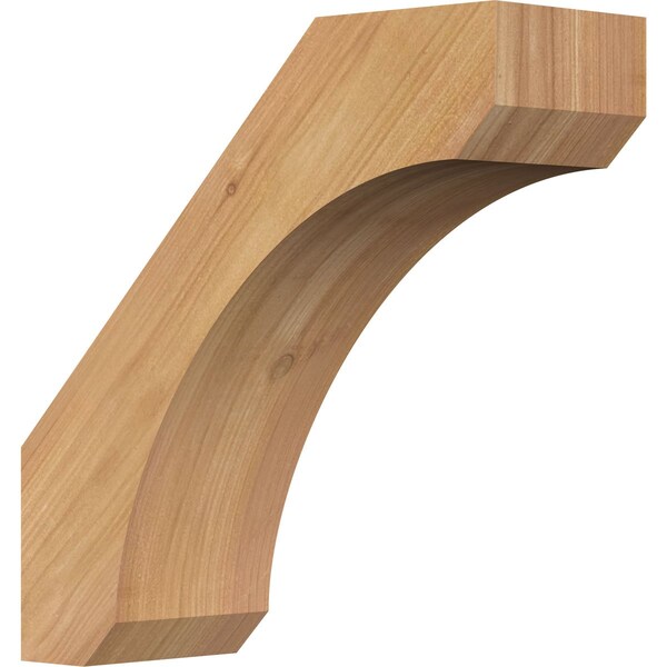 Ekena Millwork 3 1/2"W x 10"D x 10"H Legacy Smooth Knee Brace, Western Red Cedar BRC04X10X10LEC00SWR - main